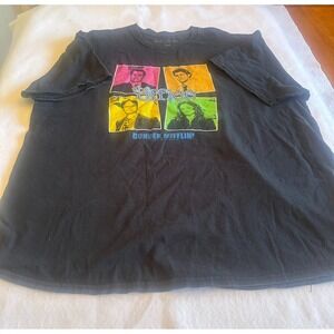 The Office Dunder Mifflin T Shirt Mens 2X Black Graphic Michael Dwight Jim Plus